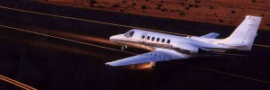 Uvalde Flight Center - Citation II landing